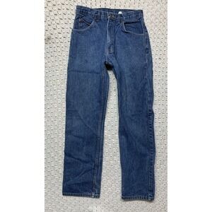 Key Work Jeans Mens Tag‎ 30x32 Aprx 28x30 Blue Denim Outdoor Outfits Cotton